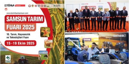 Samsun Tarım Fuarı 10. Kez Kapılarını Ziyaretçilere Açtı